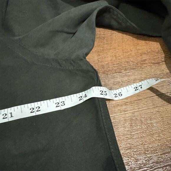 Covington Forest Green Faux Suede Long Sleeve Button-Up Shirt Green L Christmas - Picture 9 of 9